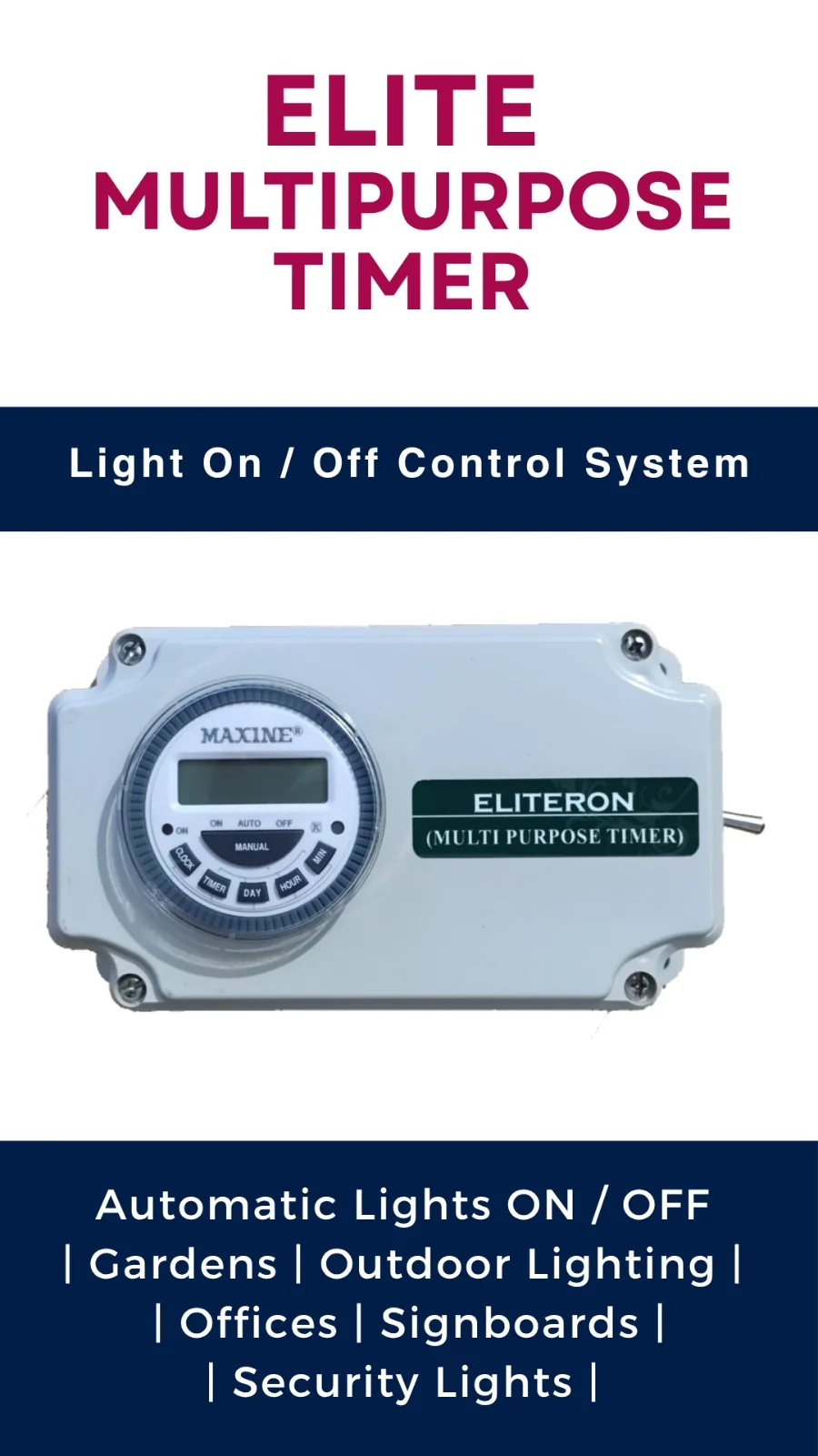 ELITE MULTIPURPOSE CLOCK TIMER